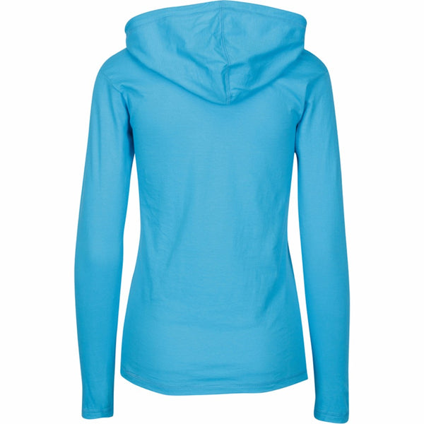 Lightweight Long-Sleeve Hoodie Light Blue
